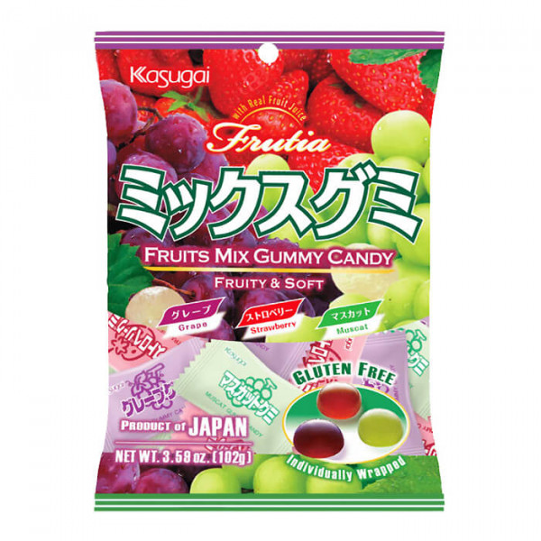 Kasugai Gummy Candy Fruits Mix
