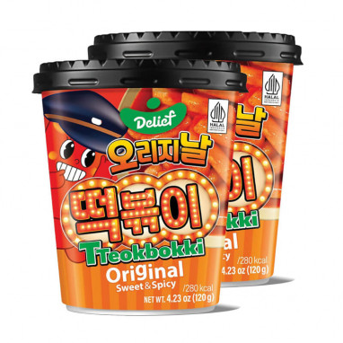 Delief Tteokbokki Cup Sweet & Spicy Original