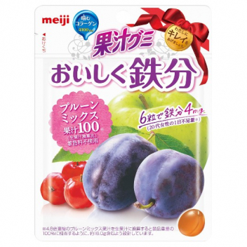 Żelki Meiji Juice Gumi - śliwka, acerola i jabłko