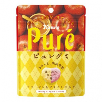 Żelki Pure Kanro – jabłko i miód