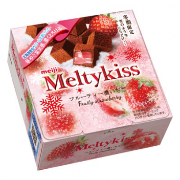 Trufle czekoladowe Meltykiss Meiji – truskawka