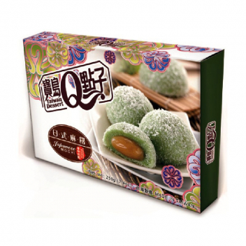Taiwan Dessert Q Brand Fu Heng Mochi Coconut & Pandan 210 g