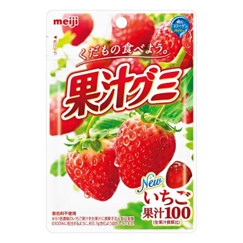 Żelki Juice Gummy Strawberry Meiji