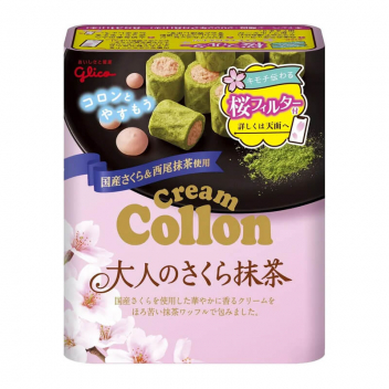 Ciastka Collon Cream Sakura & Matcha Glico