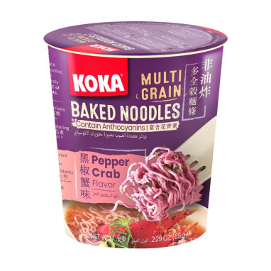 Zupa Koka Multigrain Cup Noodles Pepper Crab