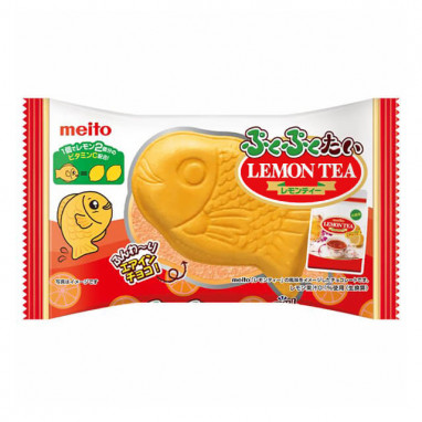 Meito Puku Puku Tai Fish Shaped Wafer Lemon Tea