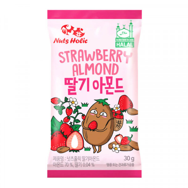 Przekąska Nuts Holic Almond Strawberry