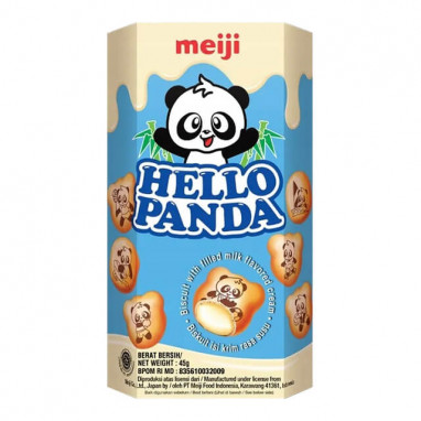 Meiji Hello Panda Cookies Milk Vanilla
