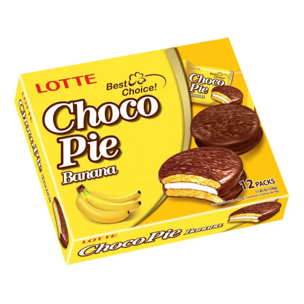 Ciastka Lotte Choco Pie Banana 12-pack