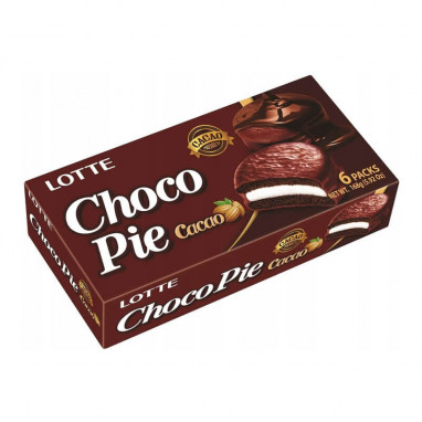 Ciastka Lotte Choco Pie Cacao 6-pack