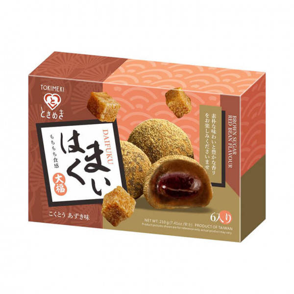 Tokimeki Mochi Brown Sugar Red Bean Flavour 210 g