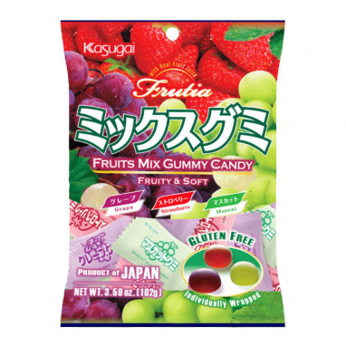Kasugai Gummy Candy Fruits Mix