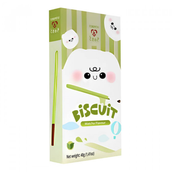 Tokimeki Biscuit Stick Matcha Green Tea