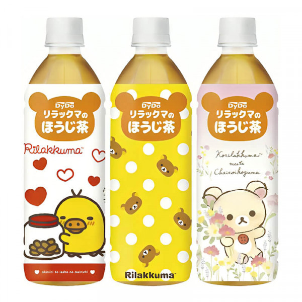 Dydo Rilakkuma Hojicha Green Tea 500 ml
