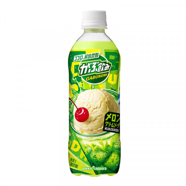 Pokka Sapporo Gabunomi Melon Cream Soda 500 ml