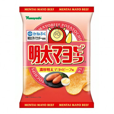 Yamayoshi Potato Chips Mentai & Mayo Beef