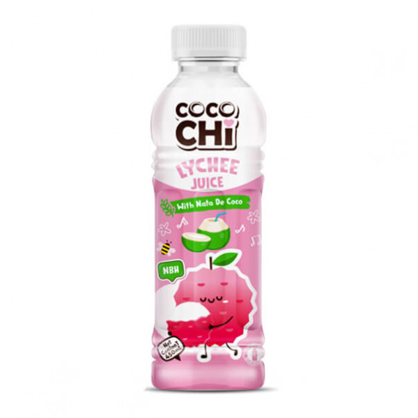 Cocochi Lychee Juice Nata de Coco