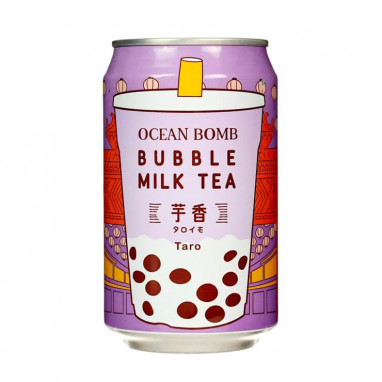 Ocean Bomb Bubble Milk Tea Taro