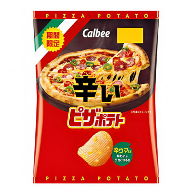 Calbee Potato Chips Spicy Pizza