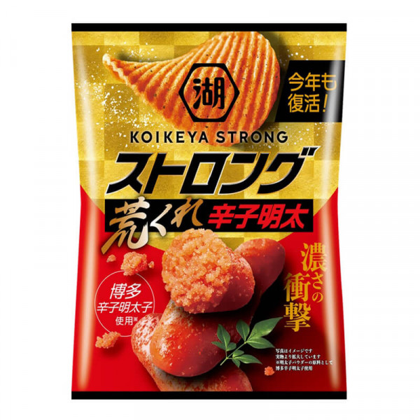 Koikeya Potato Chips Strong Spicy Mentaiko