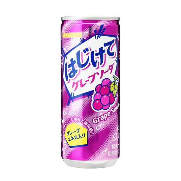 Sangaria Hajikete Grape Soda 250 ml