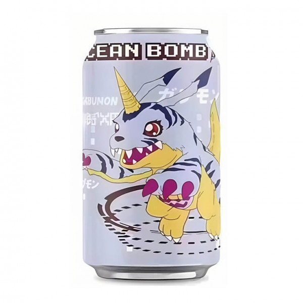 Ocean Bomb x Digimon Gabumon Blueberry 330 ml