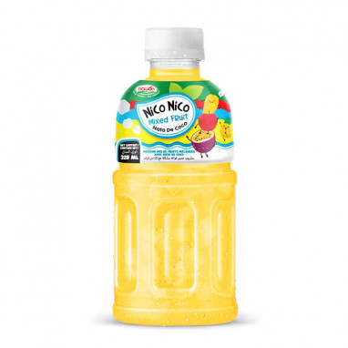Nico Nico Nata De Coco 30% Fruit Juice: Tropical Mix Fruit 320 ml